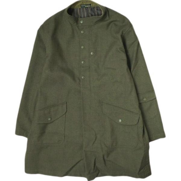 MOJITO モヒート 日本製 NORMANDY SMOCK ノルマンディスモック 2085-2501 L OLIVE スタンドカラー プルオーバー アウター【中古】【MOJITO】 MOJITO モヒート 日本製 NORMANDY SMOCK ノルマンディスモック 2085