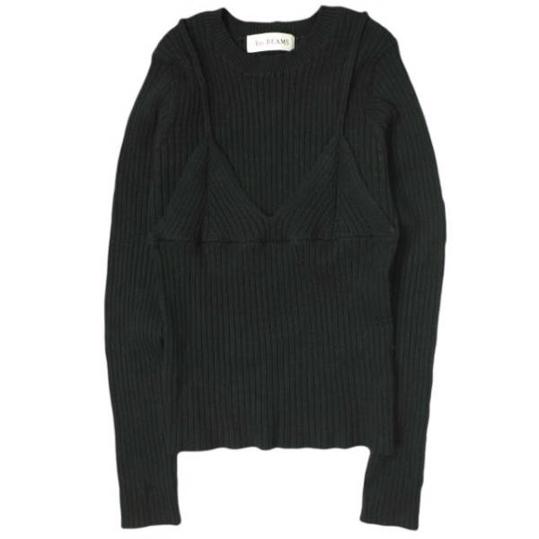 Ray BEAMS レイビームス 22AW リブキャミレイヤープルオーバー 61-15