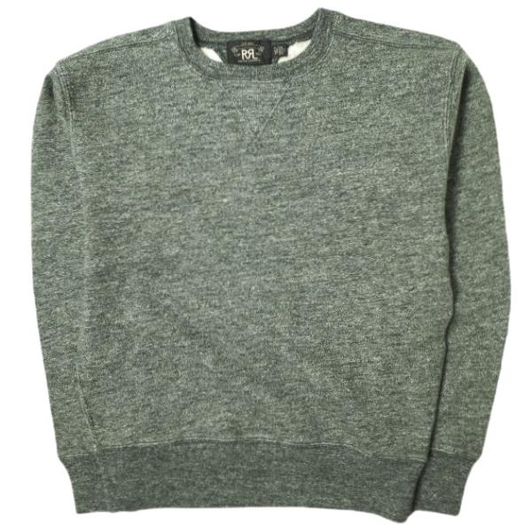 RRL ダブルアールエル DOUBLE V SWEAT SHIRTS - SALT＆PEPPER 両V