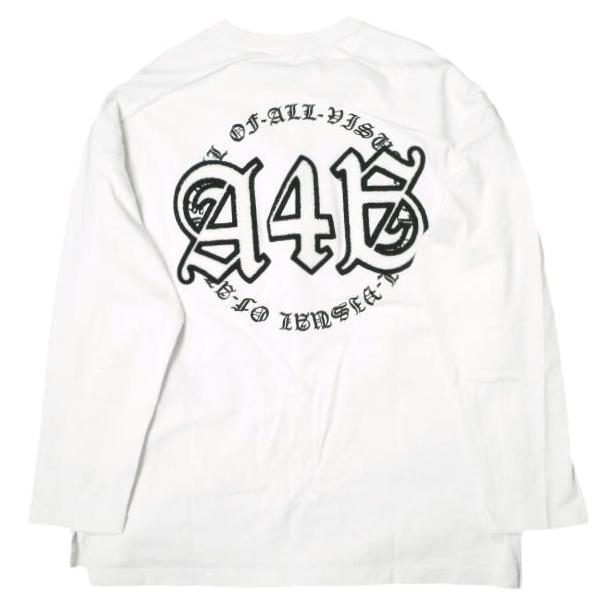 A4A エーフォーエー STUDIUM LST スタジアムロングスリーブTシャツ 2022A4A1 L WHITE 長袖 LHP トップス g18603