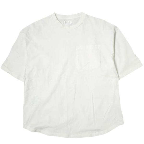 A4A エーフォーエー シルケットポケット半袖Tシャツ 606222114 M WHITE LHP オーバーサイズ トップス g18617