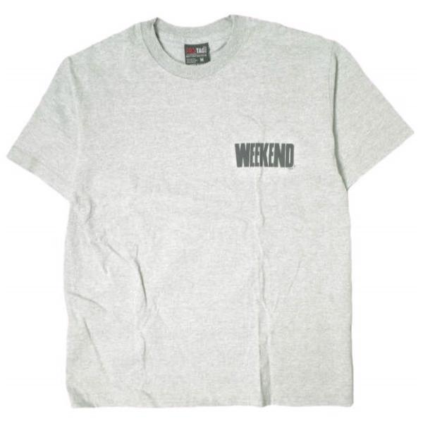 M 即発送 WEEKEND Fragment WEEKENDER TEE グレー WEEKEND x IMA:ZINE ウィークエンド イマジン 別注 アメリカ製