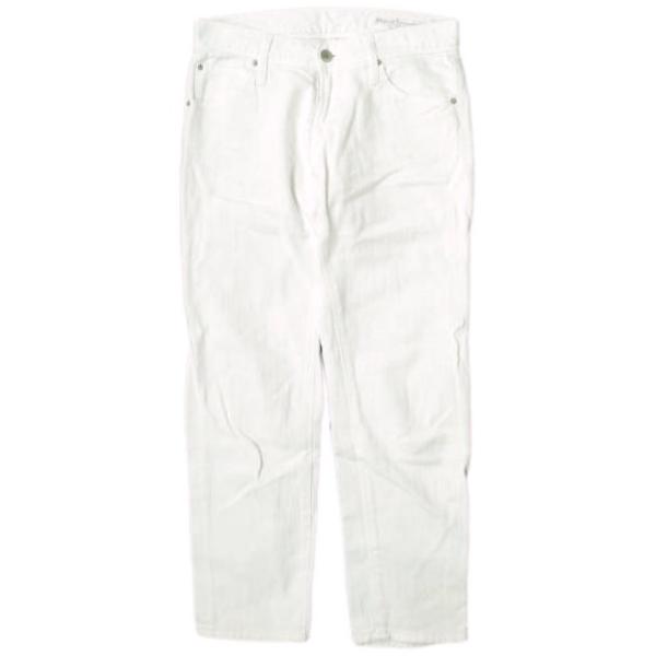 Munich ミューニック 日本製 White Denim Slim Slouch Pants ホワイトデニムスリムスラウチパンツ MNHG161 XS ジップフライ ジーンズ