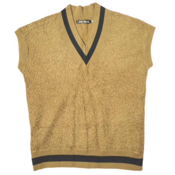 美品　Haversack ニットベスト 希少 完売品 日本製 HAVERSACK ニットベスト 男女兼用 - メルカリ
