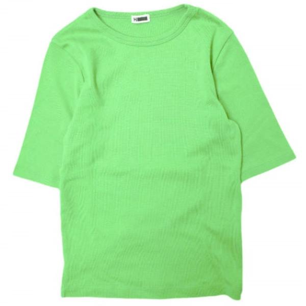 H BEAUTY＆YOUTH エイチ ビューティーアンドユース 日本製 COTTON CREW NECK T-SHIRT コットンクルーネックTシャツ 1617-299-5690 グリーン