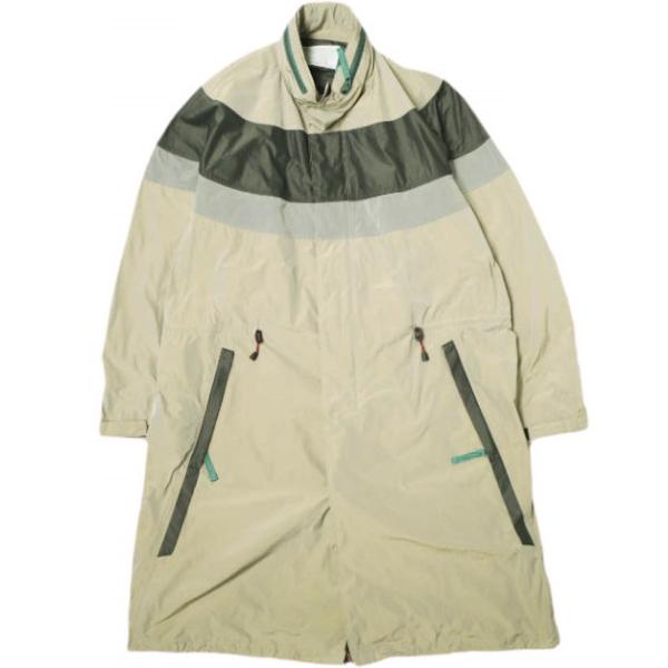 新品 kolor カラー 24SS 日本製 ナイロンスタンドカラーコート