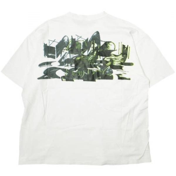A+S Architecture and Sneakers アーキテクチャーアンドスニーカーズ バックグラフィックプリントTシャツ L ホワイト 半袖 トップス g22311
