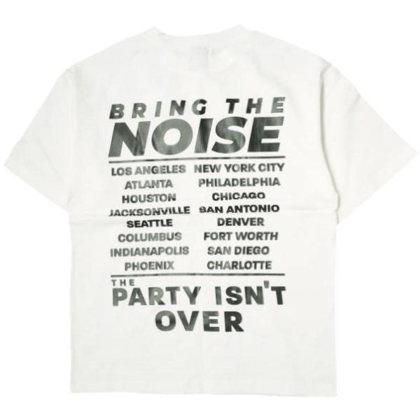 新品 Danke Schon ダンケシェーン 25SS WEB＆DEPOT限定 16OE S/S TEE NOISE プリントTシャツ UNS25086A S ホワイト 半袖 トップス g22471
