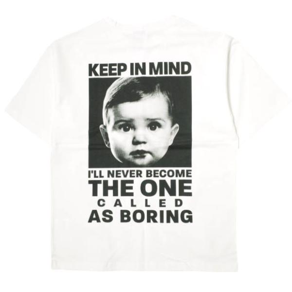 新品 Danke Schon ダンケシェーン 25SS WEB＆DEPOT限定 16OE S/S TEE KEEP プリントTシャツ UNS25086C M ホワイト 半袖 トップス g22474