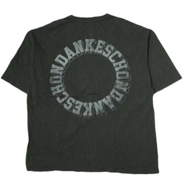 Danke Schon ダンケシェーン 23SS PIGMENT CIRCLE LOGO SST ピグメントサークルロゴTシャツ UNS23SS-010 Free ブラック 半袖 g22490