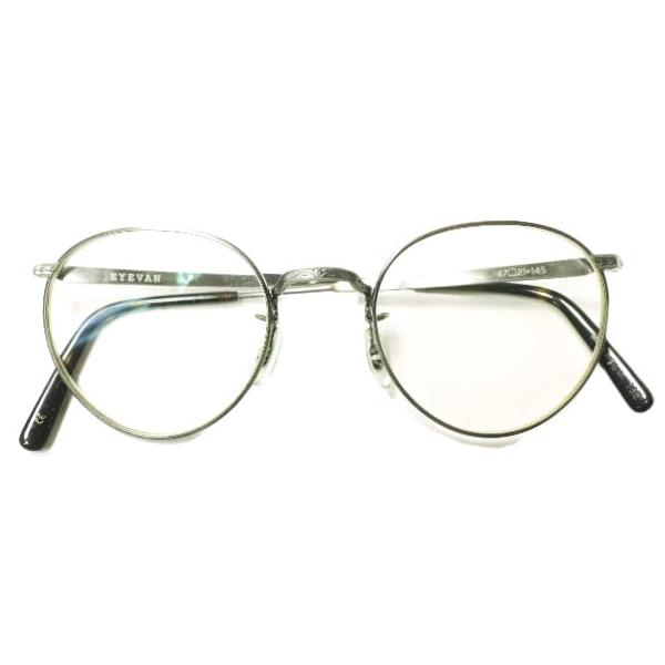 最終値下げ　EYEVAN アイヴァン 日本製　サングラス　ボストン 眼鏡　メガネ EYEVAN アイヴァン 日本製 E-0020 P ラウンドメタル ボストンメガネ
