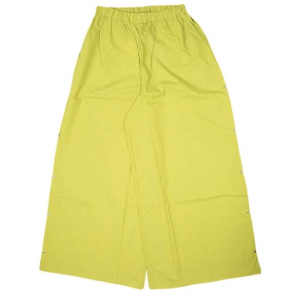 新品 BASERANGE ベースレンジ 24AW NED PANTS コットンワイドイージーパンツ S BRACE GREEN 定価21,780円 ボトムス 新品 BASERANGE ベースレンジ 24AW NED PANTS コットンワイドイージー