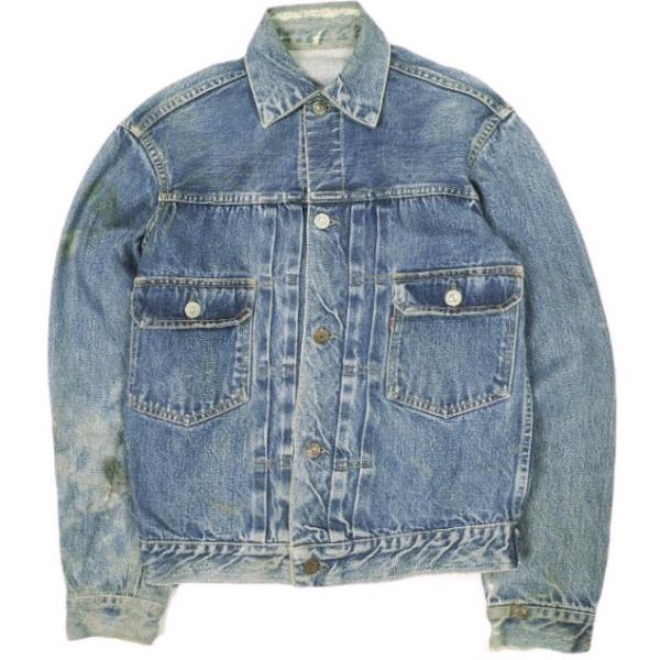 Levi's 507xx デニムジャケット 50s Levi's リーバイス 50s 507XX 両面タブ ビッグE 均等V 裏刻印17 2nd