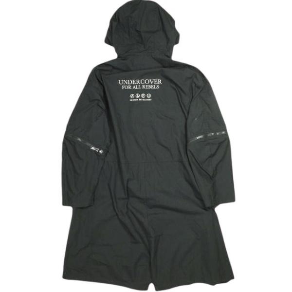UNDERCOVER アンダーカバー 24SS 日本製 C/Nyギャバモッズコート UP1D4302-2 5 Black デタッチャブル アウター【中古】【UNDERCOVER】 UNDERCOVER アンダーカバー 24SS 日本製 C/Nyギャバモッズコート