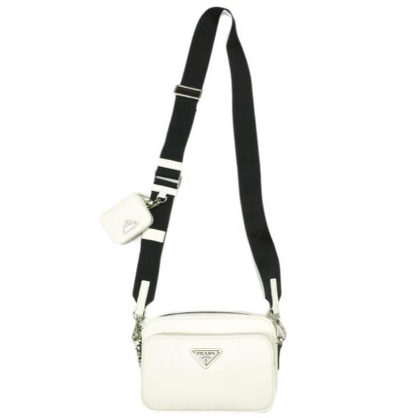 新品 PRADA プラダ イタリア製 サフィアーノレザー ショルダーバッグ