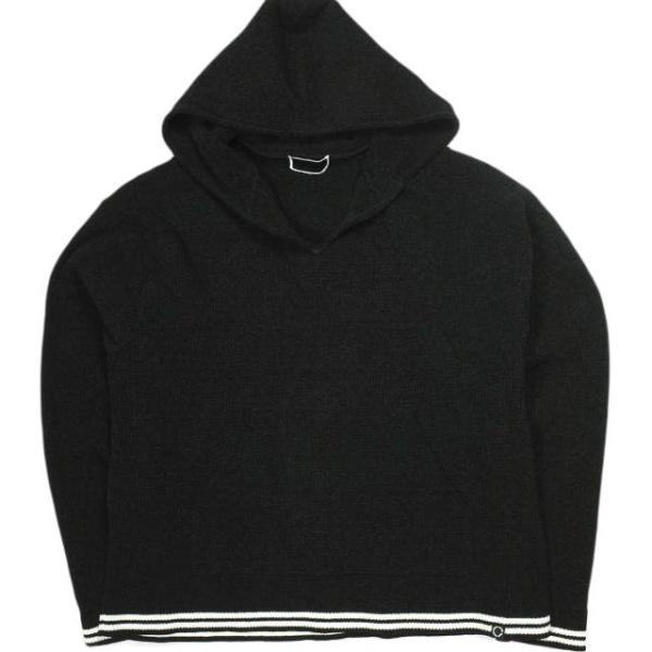 PHINGERIN フィンガリン 25SS CORDY KNIT MEXPARKA コーディーニットメキシカンパーカー PD-251-KN-021 L BLACK プルオーバー トップス【中古】【PHINGERIN】 PHINGERIN フィンガリン 25SS CORDY KNIT MEXPARKA コーディーニット