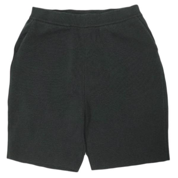 Spick and Span スピックアンドスパン 23SS ミラノリブニット ショートパンツ 23030200900010 Free ブラック イージー ショーツ ボトムス