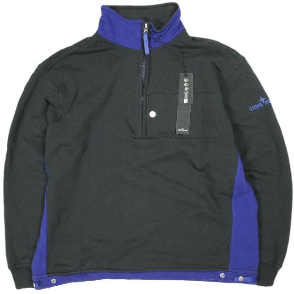 STONE ISLAND ストーンアイランド 25SS Cotton Fleece Half Zip
