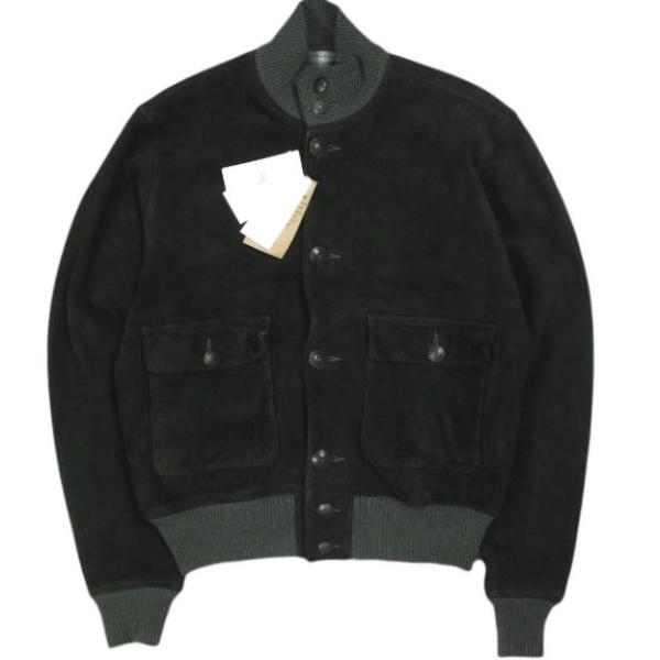 RRL レザートリム コットン ボンバージャケット XS RRL レザートリム コットン ボンバージャケット XS