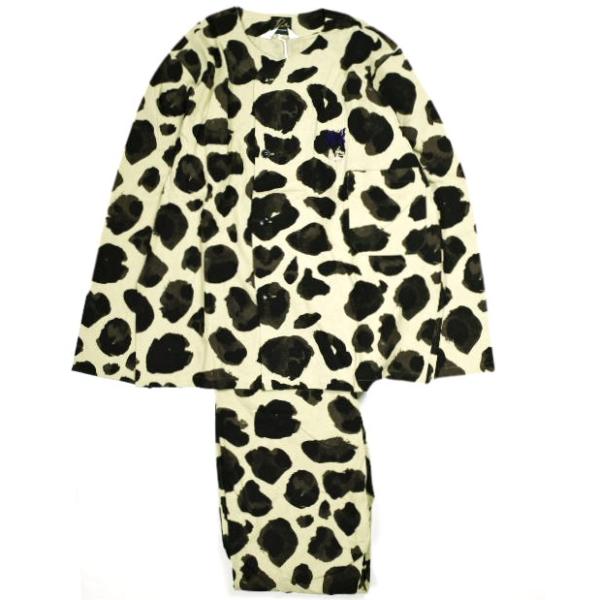 Needles x SASQUATCHfabrix. ニードルス サスクワァッチファブリックス 23SS 別注 日本製 PAJAMA SET アニマル柄 パジャマセットアップ 23SS-GOA-070 L MUSTARD 定価74,800円【新古品】【中古】【Needles × SASQUATCHfabrix.】 looponline_g24843