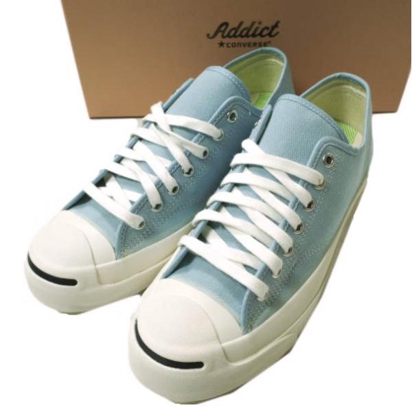 CONVERSE ADDICT コンバースアディクト JACK PURCELL CANVAS ジャックパーセル キャンバス 1AD671 US7.5(26cm) LT.BLUE ローカット スニーカー シューズ【新古品】【中古】【CONVERSE ADDICT】 looponline_g24852