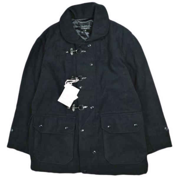 Engineered Garments エンジニアードガーメンツ 22AW アメリカ製 Short Duffle Jacket Fake Melton ショートダッフルジャケット フェイクメルトン S NAVY ファイヤーマン コート アウター【新古品】【中古】【Engineered Garments】 新品 Engineered Garments エンジニアードガーメンツ 22AW Short