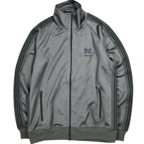 Needles × charcoal Tokyoトラックジャケット Needles（ニードルズ）〉 別注 Track Jacket - Charcoal TOKYO Online
