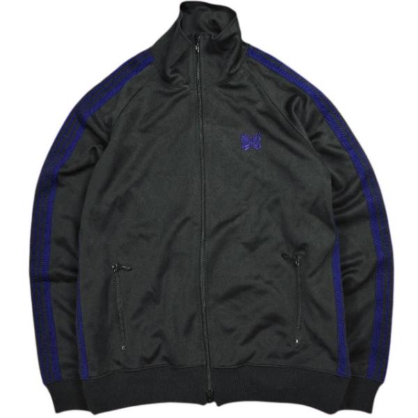 Needles ニードルス 日本製 TRACK JACKET - POLY SMOOTH パピヨン刺繍