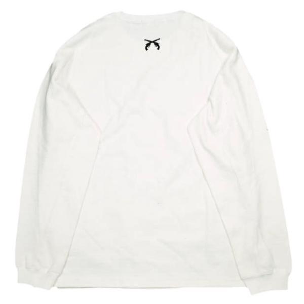 roarguns ロアーガンズ 25AW 日本製 BARBARIAN JERSEY T クロスガン刺繍 バーバリアンジャージーTシャツ 25FGT-08 4 WHITE 長袖 roar