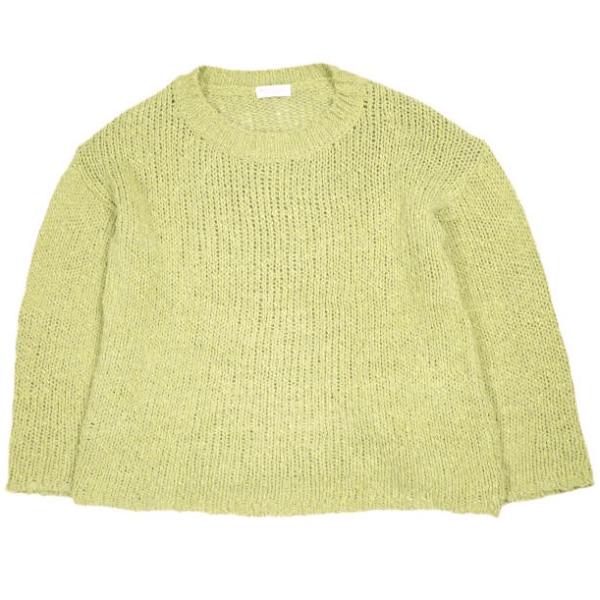 BEAUTY＆YOUTH UNITED ARROWS ビューティーアンドユース ローゲージルーズスラブニットプルオーバー 1613-199-3317 Free イエロー セーター