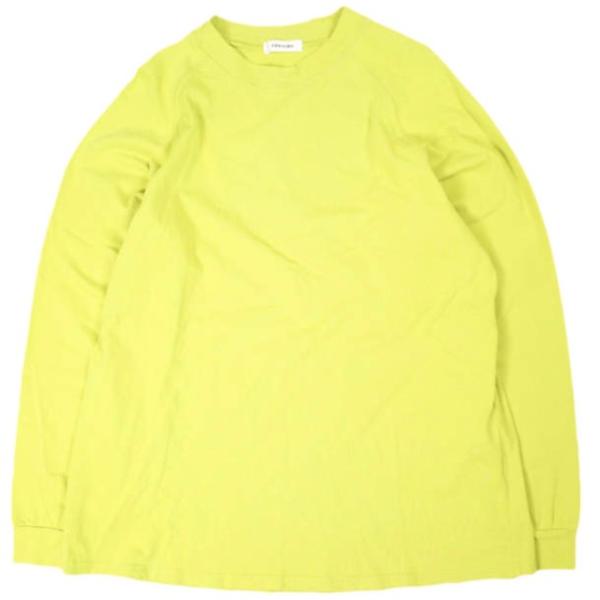 FASHIRU ファシル raglan sleeve cotton long cut sew ラグランスリーブコットンロングカットソー f_c-tops-01605 Free lime 長袖 Tシャツ