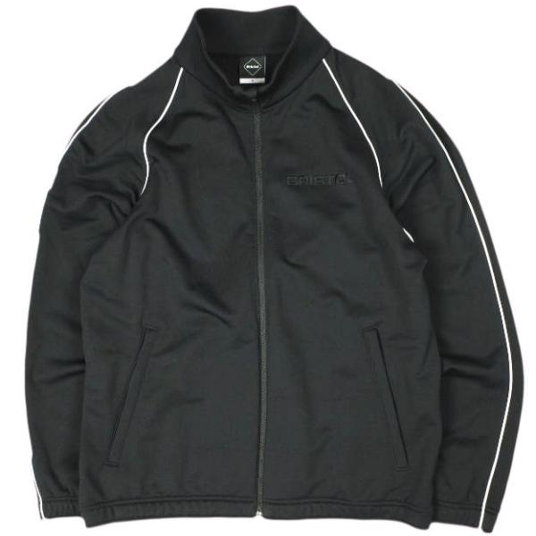 F.C.R.B. F.C.Real Bristol 24AW CLASSIC TRACK JACKET クラシックトラックジャケット FCRB-242029 S BLACK ブリストル ジャージー