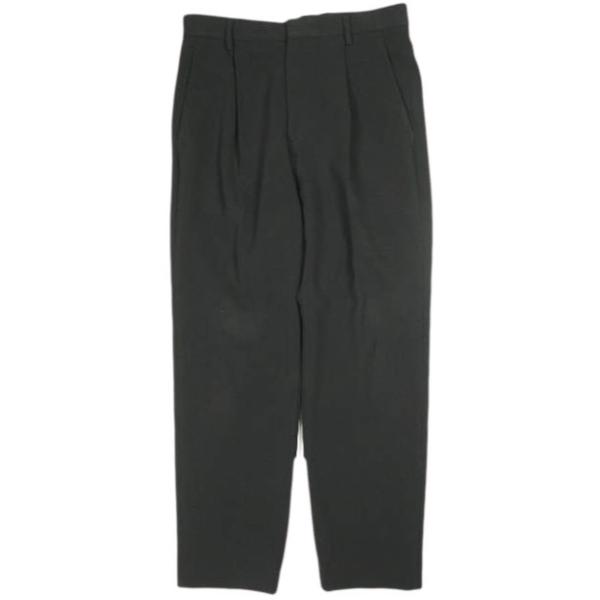 H BEAUTY＆YOUTH エイチ ビューティーアンドユース DOUBLE CLOTH TAPERED PANTS ダブルクロステーパードパンツ 1214-177-7524 S BLACK