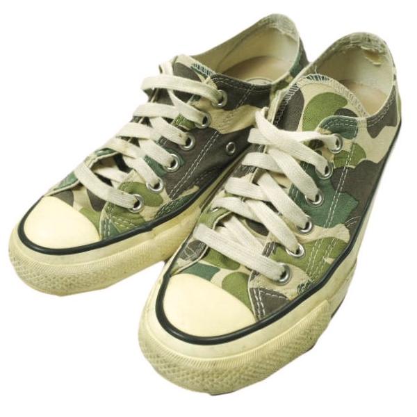 CONVERSE ADDICT コンバースアディクト CHUCK TAYLOR MATERIAL OX チャックテイラー 1CJ741 US5.5(24cm) CAMO カモフラージュ 迷彩