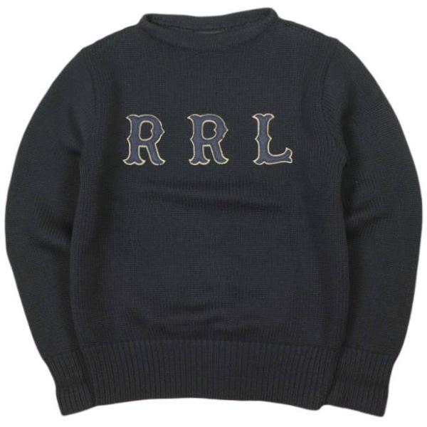 RRL ダブルアールエル Logo Applique Wool Sweater アップリケドウール 