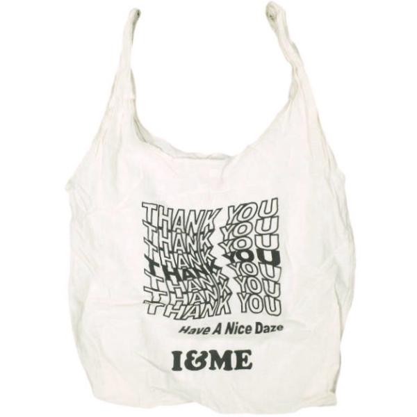 I＆ME アイアンドミー THANK YOU BAG サンキューバッグ BLACK エコバッグ トートバッグ カバン g26718