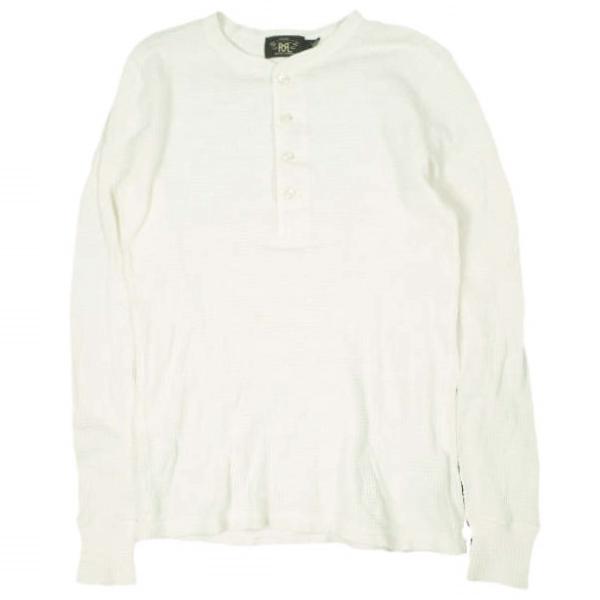 RRL ダブルアールエル ワッフルニット コットン ヘンリー 282663344001 １ NATURAL Double RL レディース サーマルカットソー トップス