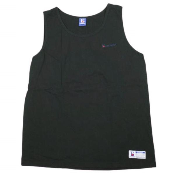 Danke Schon ダンケシェーン 25SS WEB＆DEPOT限定 16OE TANKTOP LOGO ロゴ刺繍 タンクトップ L BLACK トップス g26925