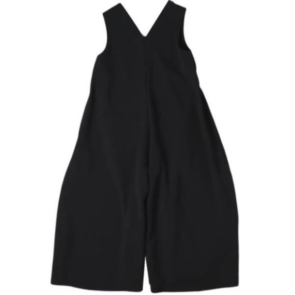 新品 COGTHEBIGSMOKE コグザビッグスモーク 25SS HANNA JUMPSUIT リンクルジャージーVネックフレアジャンプスーツ 12702-212-814-1 1 BLACK