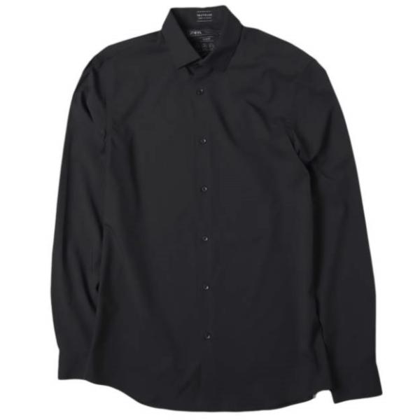 GAP ギャップ TRAVELER トラベラーストレッチシャツ 5445/300/800/M M BLACK 長袖 トップス g27602
