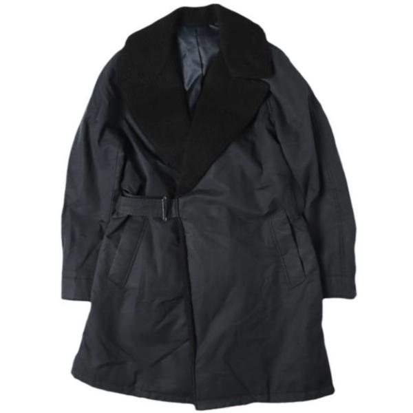 HALB ハルプ パデッド タイロッケンコート 5016493031 5(M) BLACK ボア 中綿 トレンチコート Kiminori Morishita アウター g27649
