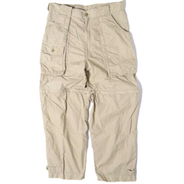 BEAMS PLUS ビームスプラス 25SS Bush Pants II CO NY Garment Dye コンバーチブル ブッシュパンツ 38-24-0337-791 M BEIGE 2WAY ショーツ