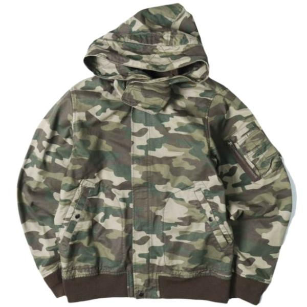 BEAMS ビームス レイズドモッズパーカー ミリタリーブルゾン 11-18-1197-152 M カモフラージュ CAMO 迷彩 ジャケット アウター g27941