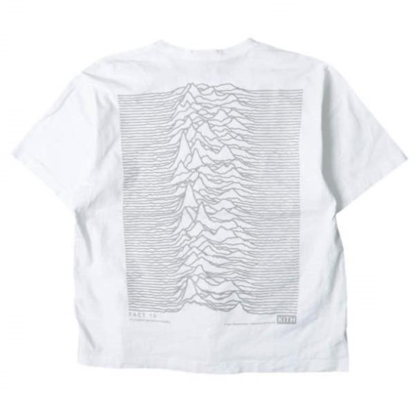 KITH NYC x JOY DIVISION キス 26AW 別注 Unknown Pleasures Vintage Alex Tee 波形デザイン プリントTシャツ 26073060011330 M WHITE