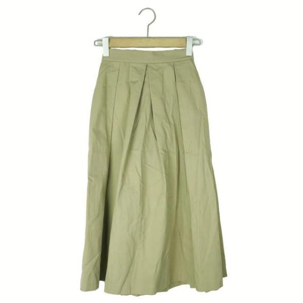 UNITED ARROWS / ロングスカート/--/ポリエステル/BLK/1524-215-5280 UNITED ARROWS ユナイテッドアローズ 日本製 タックフレアスカート