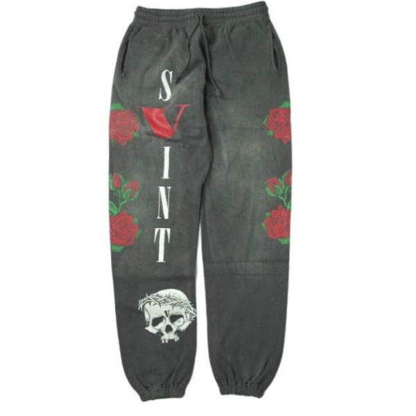 新品 SAINT MICHAEL セントマイケル x ヴィーロン 22SS SWEAT PANTS