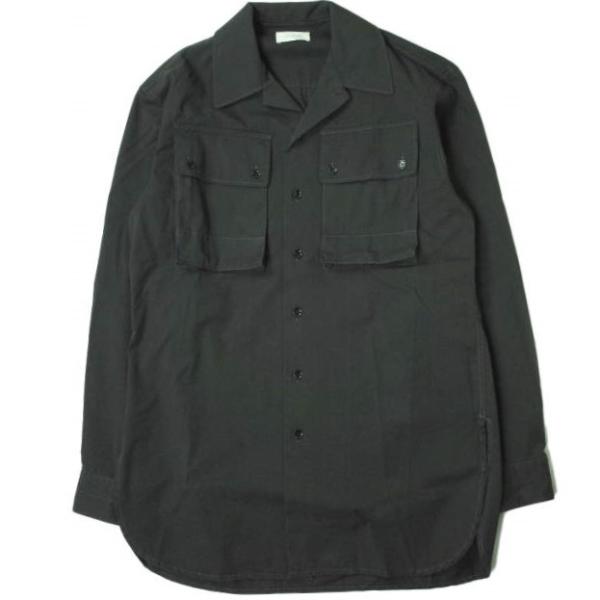 【新品】LEMAIRE ミリタリーシャツ 新品 LEMAIRE ルメール 22SS MILITARY SHIRT オープンカラー