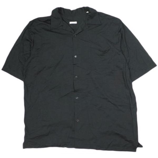 COMOLI コモリ 日本製 ウール天竺 半袖シャツ M01-05010 3 NAVY 半袖