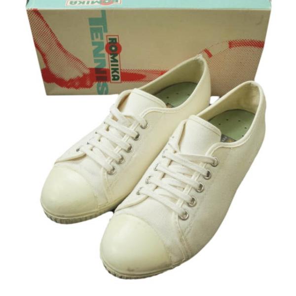 ROMIKA ロミカ 1980s White Canvas Tennis Shoes 西ドイツ製