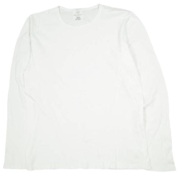 BEAUTY＆YOUTH UNITED ARROWS ビューティーアンドユース フライスクルーネックカットソー 1212-113-4214 XL WHITE 長袖 Tシャツ g9732
